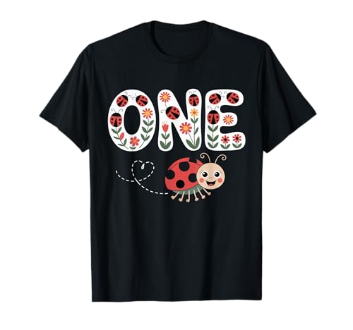 Dieser Marienkäfer ist 1 Jahre alt 1. Geburtstag Mädchen Familie T-Shirt Dieser Marienkäfer ist 1 Jahre alt 1. Geburtstag Mädchen Familie T-Shirt von Birthday LadyBug