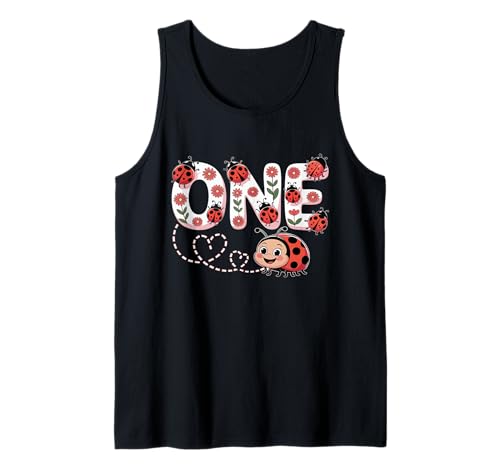 Dieser Marienkäfer ist 1 Jahre alt 1. Geburtstag Mädchen Familie Tank Top Dieser Marienkäfer ist 1 Jahre alt 1. Geburtstag Mädchen Familie Tank Top von Birthday LadyBug