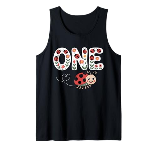 Dieser Marienkäfer ist 1 Jahre alt 1. Geburtstag Mädchen Familie Tank Top Dieser Marienkäfer ist 1 Jahre alt 1. Geburtstag Mädchen Familie Tank Top von Birthday LadyBug