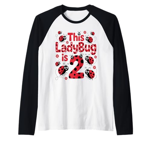 Dieser Marienkäfer ist 2 Jahre alt, zum 2. Geburtstag, Mädchen, Familie Raglan Dieser Marienkäfer ist 2 Jahre alt, zum 2. Geburtstag, Mädchen, Familie Raglan von Birthday LadyBug