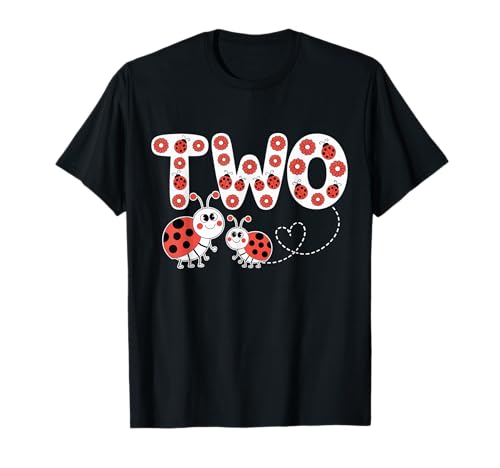Dieser Marienkäfer ist 2 Jahre alt, zum 2. Geburtstag, Mädchen, Familie T-Shirt Dieser Marienkäfer ist 2 Jahre alt, zum 2. Geburtstag, Mädchen, Familie T-Shirt von Birthday LadyBug