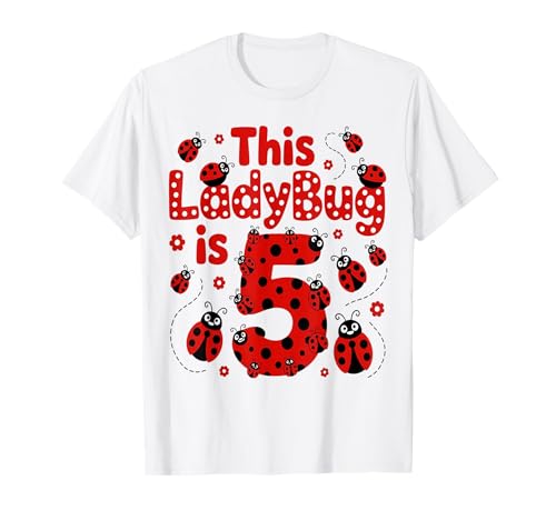 Dieser Marienkäfer ist 2 Jahre alt, zum 2. Geburtstag, Mädchen, Familie T-Shirt Dieser Marienkäfer ist 2 Jahre alt, zum 2. Geburtstag, Mädchen, Familie T-Shirt von Birthday LadyBug