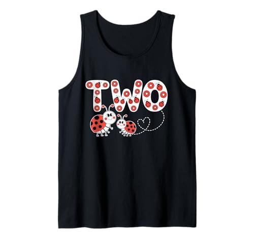 Dieser Marienkäfer ist 2 Jahre alt, zum 2. Geburtstag, Mädchen, Familie Tank Top Dieser Marienkäfer ist 2 Jahre alt, zum 2. Geburtstag, Mädchen, Familie Tank Top von Birthday LadyBug