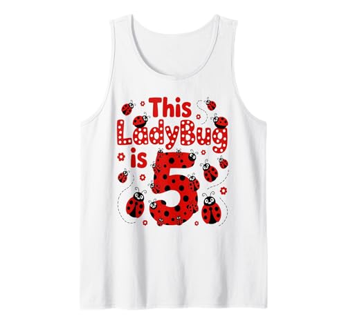 Dieser Marienkäfer ist 2 Jahre alt, zum 2. Geburtstag, Mädchen, Familie Tank Top Dieser Marienkäfer ist 2 Jahre alt, zum 2. Geburtstag, Mädchen, Familie Tank Top von Birthday LadyBug