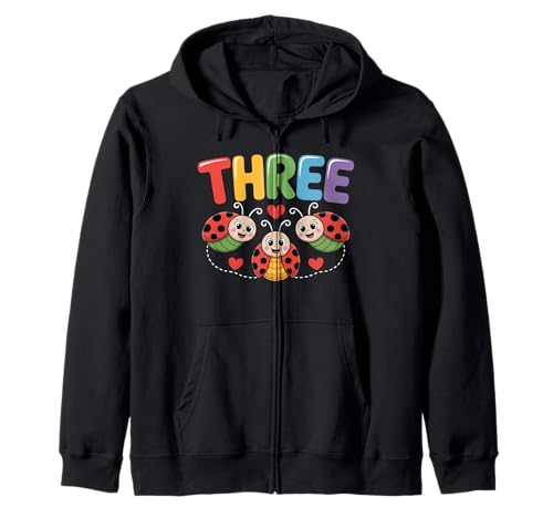 Dieser Marienkäfer ist 3 Jahre alt, zum 3. Geburtstag, Mädchen, Familie Kapuzenjacke Dieser Marienkäfer ist 3 Jahre alt, zum 3. Geburtstag, Mädchen, Familie Kapuzenjacke von Birthday LadyBug