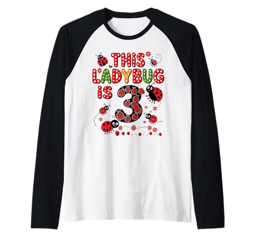 Dieser Marienkäfer ist 3 Jahre alt, zum 3. Geburtstag, Mädchen, Familie Raglan Dieser Marienkäfer ist 3 Jahre alt, zum 3. Geburtstag, Mädchen, Familie Raglan von Birthday LadyBug