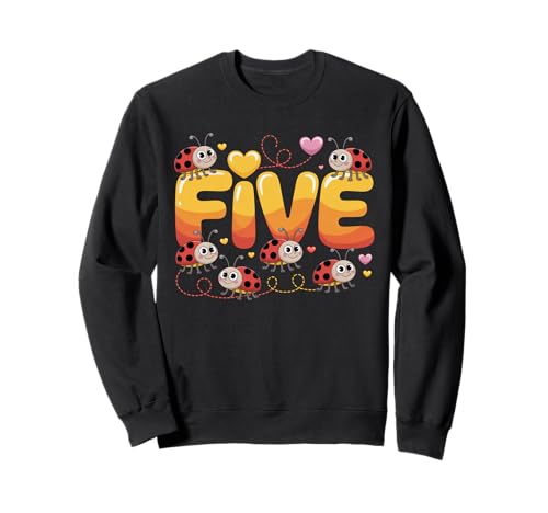 Dieser Marienkäfer ist 5 Jahre alt, 5. Geburtstag, Mädchen, Familie Sweatshirt Dieser Marienkäfer ist 5 Jahre alt, 5. Geburtstag, Mädchen, Familie Sweatshirt von Birthday LadyBug