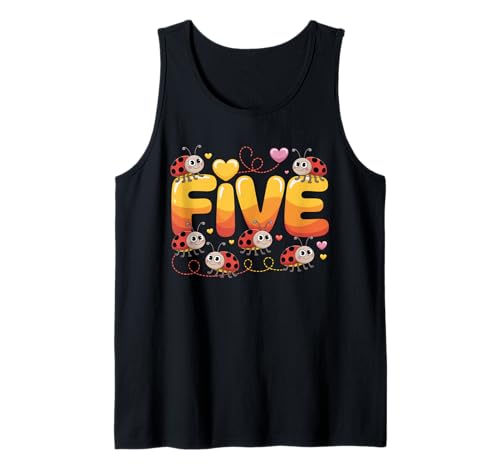 Dieser Marienkäfer ist 5 Jahre alt, 5. Geburtstag, Mädchen, Familie Tank Top Dieser Marienkäfer ist 5 Jahre alt, 5. Geburtstag, Mädchen, Familie Tank Top von Birthday LadyBug