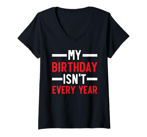 Damen Happy Birthday Leap Year 29. Februar Leap Day Leapling T-Shirt mit V-Ausschnitt Damen Happy Birthday Leap Year 29. Februar Leap Day Leapling T-Shirt mit V-Ausschnitt von Birthday Leap Year February 29 Leaper
