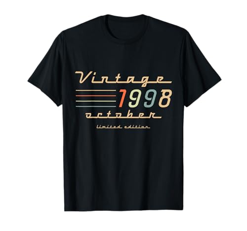 27. Geburtstag Geschenke für Männer Oktober 1998 27 Jahre alt Bday T-Shirt 27. Geburtstag Geschenke für Männer Oktober 1998 27 Jahre alt Bday T-Shirt von Birthday Outfits For Men Legendary Man October