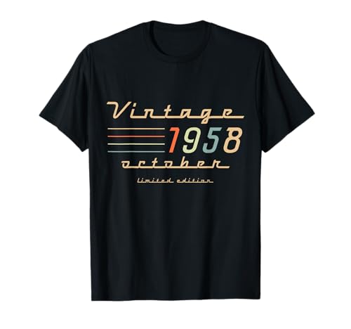 Geschenk zum 67. Geburtstag für Männer Oktober 1958 67 Jahre alt Geburtstag T-Shirt Geschenk zum 67. Geburtstag für Männer Oktober 1958 67 Jahre alt Geburtstag T-Shirt von Birthday Outfits For Men Legendary Man October