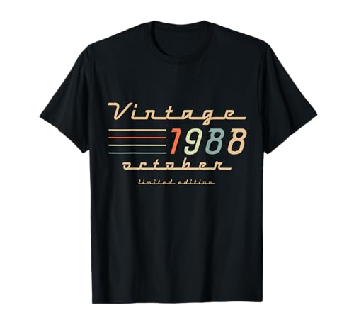 Geschenke zum 37. Geburtstag für Männer Oktober 1988 37 Jahre alt Geburtstag T-Shirt Geschenke zum 37. Geburtstag für Männer Oktober 1988 37 Jahre alt Geburtstag T-Shirt von Birthday Outfits For Men Legendary Man October