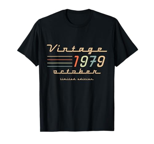 Geschenke zum 46. Geburtstag für Männer Oktober 1979 46 Jahre alt Geburtstag T-Shirt Geschenke zum 46. Geburtstag für Männer Oktober 1979 46 Jahre alt Geburtstag T-Shirt von Birthday Outfits For Men Legendary Man October