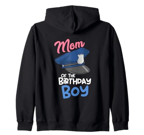 Lustiger Geburtstag Mama Polizei Mottoparty Matching Kapuzenjacke von Birthday Party Police Birthday Design For Moms