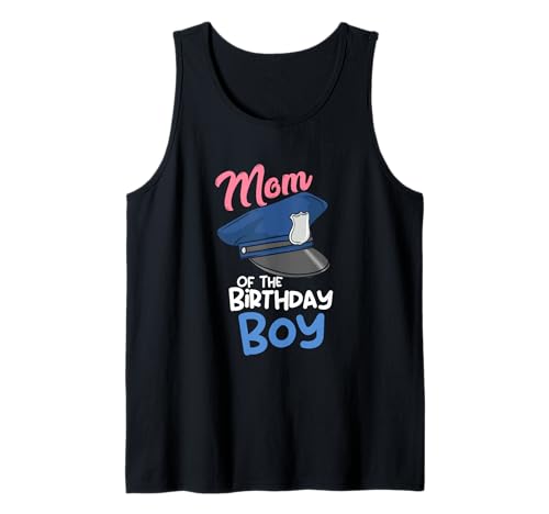 Lustiger Geburtstag Mama Polizei Mottoparty Matching Tank Top von Birthday Party Police Birthday Design For Moms