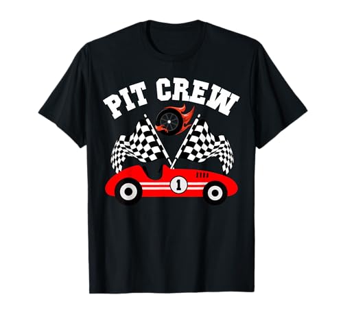 Pit Crew Family Racing Geburtstag Rennauto Jungen Jugend Kinder T-Shirt Pit Crew Family Racing Geburtstag Rennauto Jungen Jugend Kinder T-Shirt von Birthday Party Racing Family Matching Men Women
