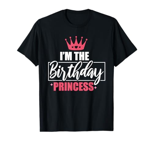 Ich bin das Geburtstags-Prinzessin-Mädchen, das zur Familie passt Geburtstag T-Shirt von Birthday Princess.MATCHING Family HERE