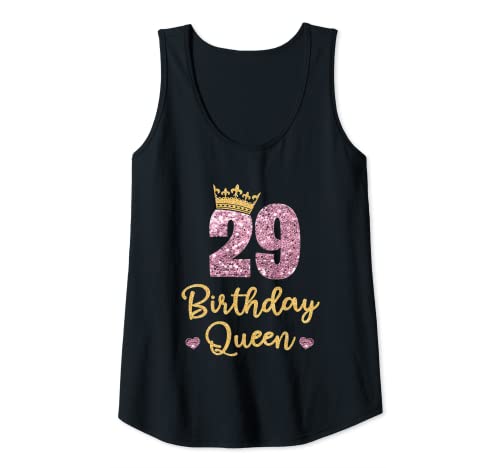 Damen 29 Geburtstag Königin 29. Geburtstag Königin 29 Jahre Tank Top Damen 29 Geburtstag Königin 29. Geburtstag Königin 29 Jahre Tank Top von Birthday Queen Birthday Ladies Gift