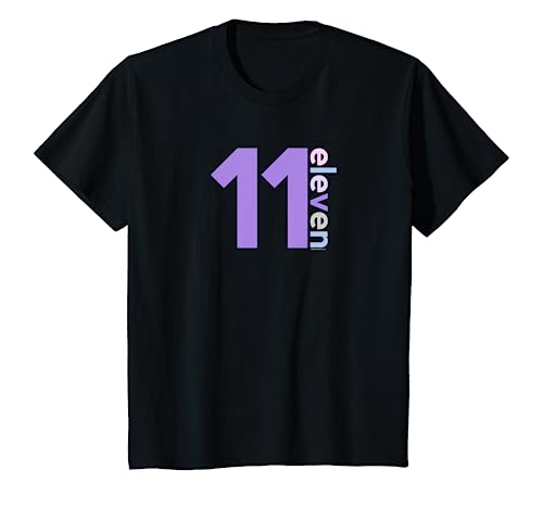 Kinder 11th Birthday Shirt Girl 11 Eleven | Kid Gifts Age 11 Elf T-Shirt von Birthday Shirts by alphabet lab