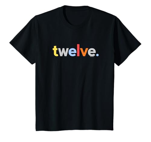 Kinder 12th Birthday Shirt Boy 12 Twelve | Age 12 Gift Ideas Zwolf T-Shirt Kinder 12th Birthday Shirt Boy 12 Twelve | Age 12 Gift Ideas Zwolf T-Shirt von Birthday Shirts by alphabet lab