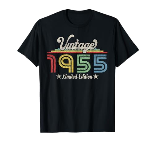 1955 Vintage Limited Edition Born 1955 Geschenk für Männer Frauen T-Shirt von Birthday Superstore
