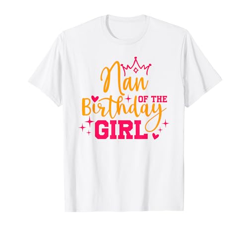 Niedliche personalisierte Oma des Geburtstags für Mädchen und Familie T-Shirt Niedliche personalisierte Oma des Geburtstags für Mädchen und Familie T-Shirt von Birthday for Girl Matching Outfits Family Tee
