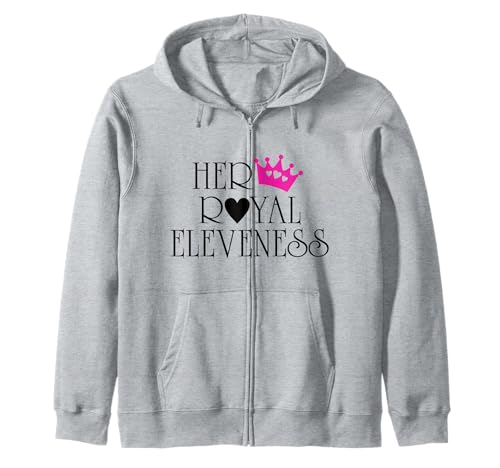 Her Royal Eleveness Geburtstagshemd für 11-jährige Mädchen Kapuzenjacke von Birthday shirts for girls present apperal