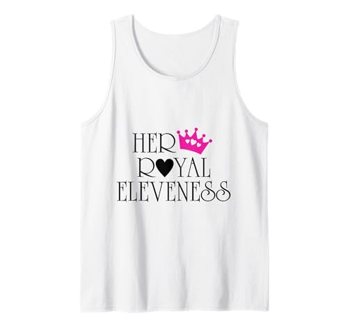Her Royal Eleveness Geburtstagshemd für 11-jährige Mädchen Tank Top von Birthday shirts for girls present apperal