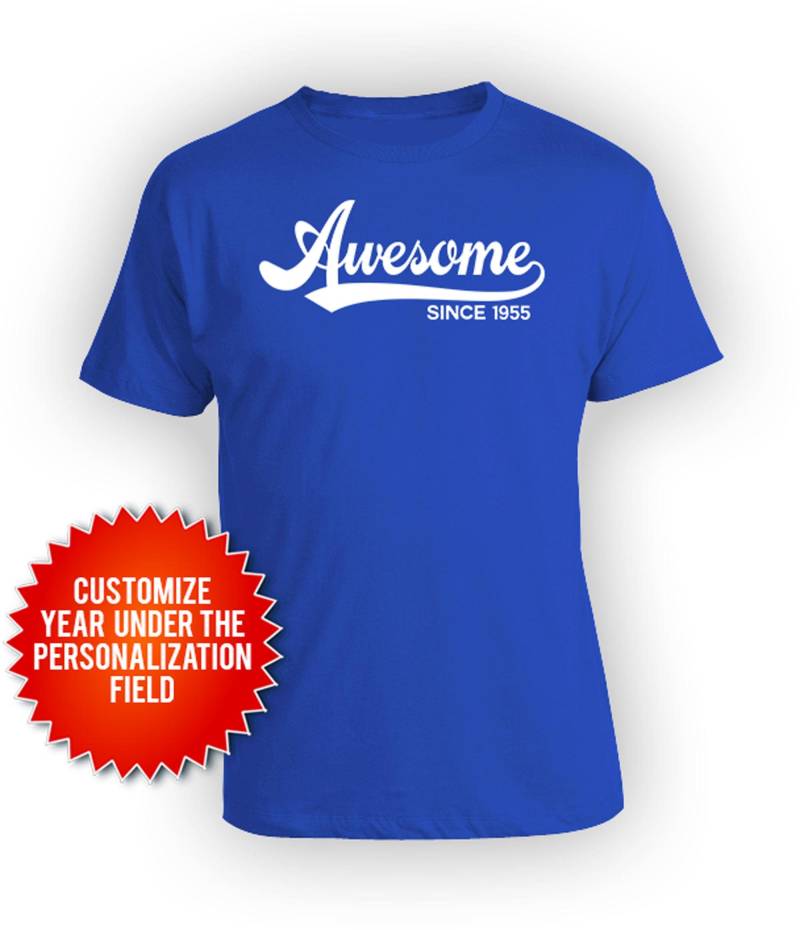 Personalisiertes Geburtstags-T-Shirt 70. Geburtstags-Shirt Für Ihn Bday Geschenke Frauen 70 Geburtstags-Ideen Fantastisch Seit 1955 von BirthdayGoodiesShop