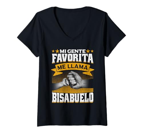 Damen Bisabuelo Urgroßvater Vatertag Favorita Bisabuelo T-Shirt mit V-Ausschnitt Damen Bisabuelo Urgroßvater Vatertag Favorita Bisabuelo T-Shirt mit V-Ausschnitt von Bisabuelo Design For Spanish Great Grandfather