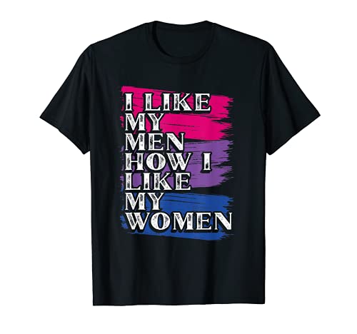 Lustiger Bisexueller LGBT Ally "I Like My Men How I Like My Women" T-Shirt Lustiger Bisexueller LGBT Ally "I Like My Men How I Like My Women" T-Shirt von Bisexual Pride Bi-Sexuality LGBTQ Support
