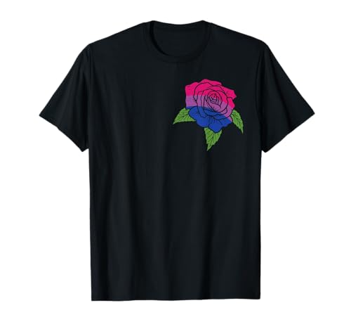 Pocket Rose Flower LGBTQ Bisexual Gay Pride Bi Men Women T-Shirt Pocket Rose Flower LGBTQ Bisexual Gay Pride Bi Men Women T-Shirt von Bisexual Shirts LGBT Pride Bi Men Women Gift