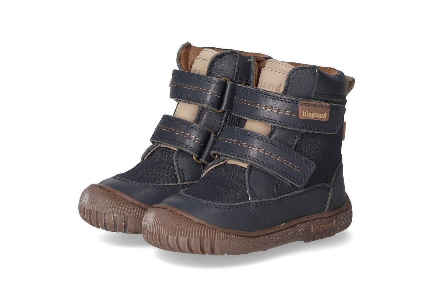 Bisgaard Bisgaard 64108.224 1408 Unisex Leder & Textil blau Winterstiefel von Bisgaard