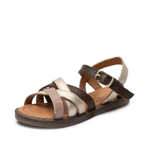 Bisgaard Mädchen Aline Flat Sandal, Braun, 33 EU von Bisgaard