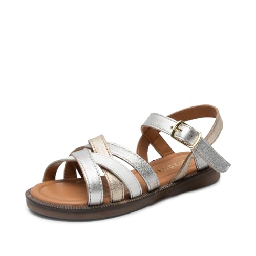 Bisgaard Aline Flat Sandal, Silver, 32 EU von Bisgaard