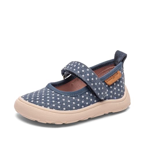 Bisgaard Unisex Barefoot Ballet Slipper, Navy dots, 23 EU von Bisgaard