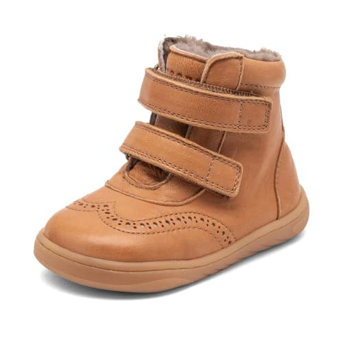 Bisgaard Unisex Kinder Barefoot Philine Lamb Sneaker, Camel, 24 EU Weit von Bisgaard