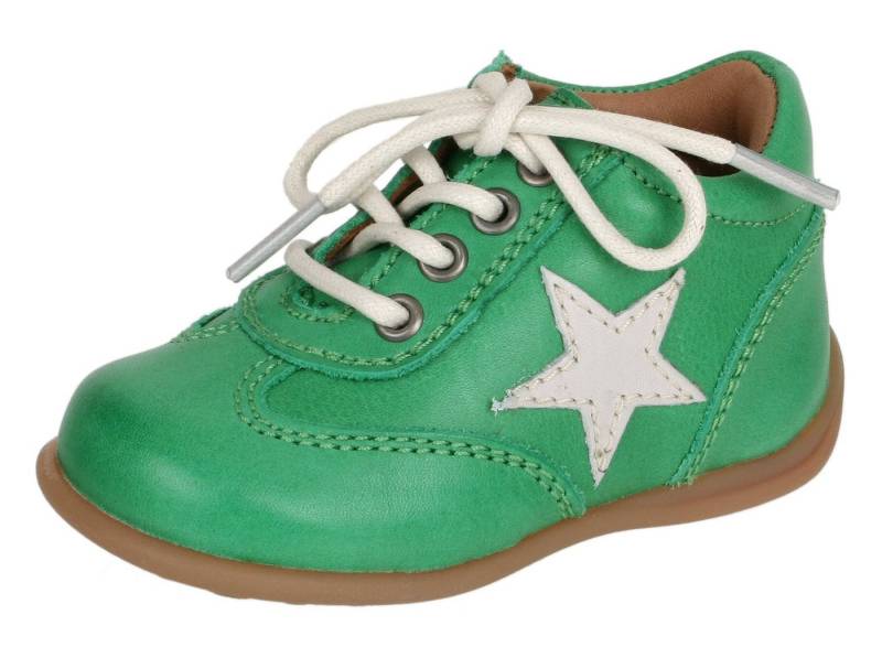 Bisgaard Bisgaard 21208 Leder Kinder Lauflern- Halbschuhe mit Stern Schnürschuh von Bisgaard