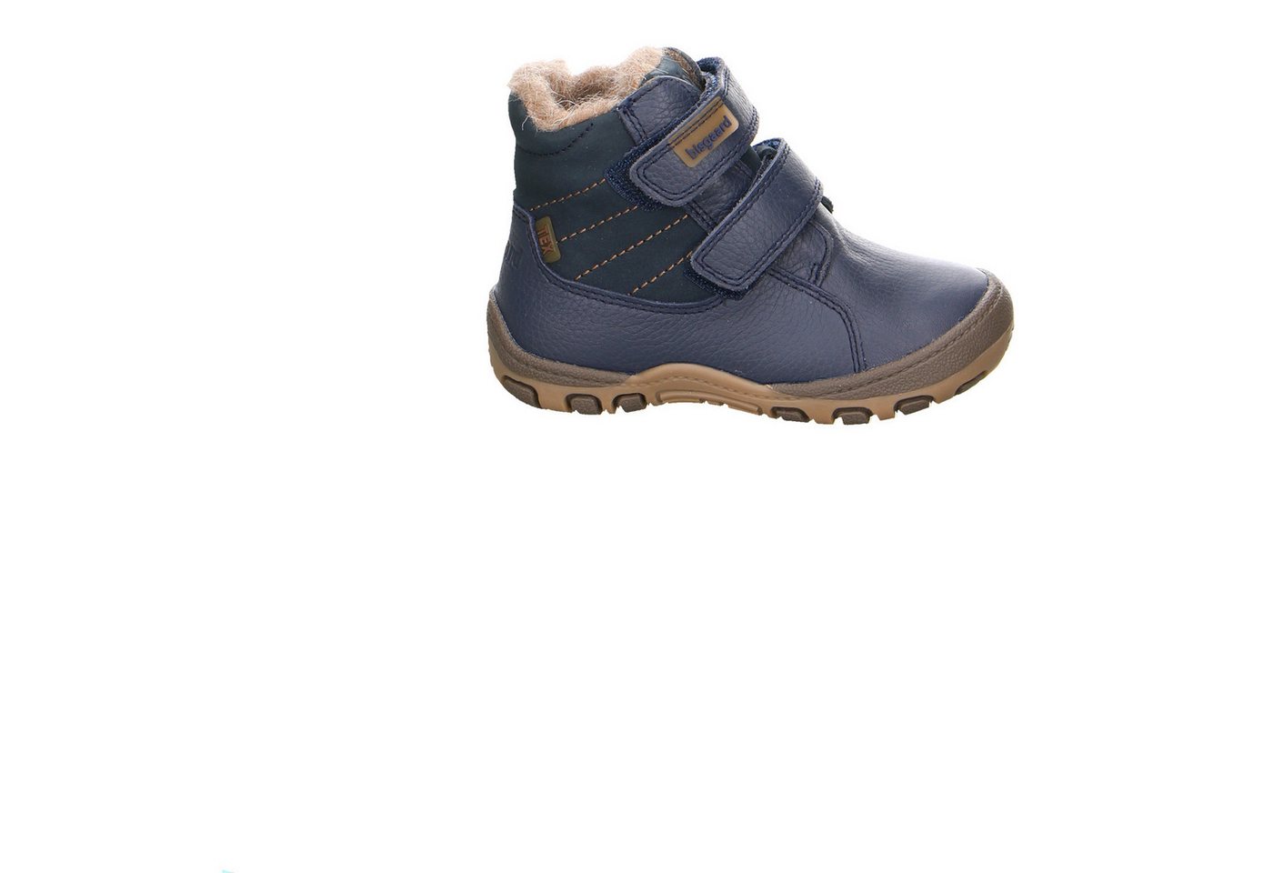 Bisgaard Bisgaard Leder Klettstiefel Winter Jungen blau Winterstiefelette von Bisgaard