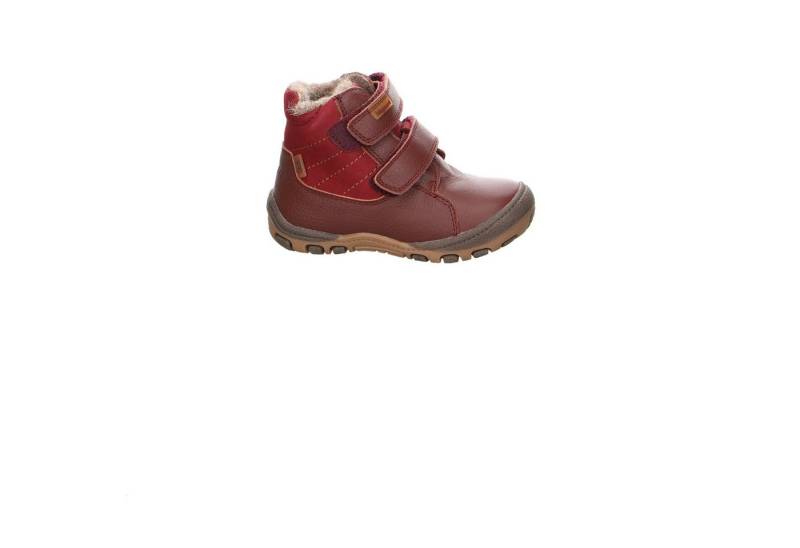Bisgaard Bisgaard Leder Klettstiefel Winter Mädchen rot Winterstiefelette von Bisgaard