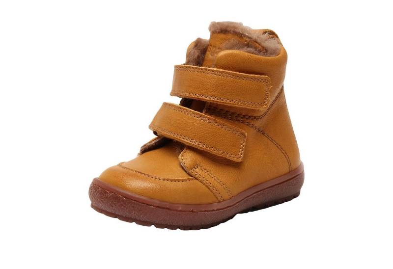 Bisgaard Bisgaard Stiefel Lauflernschuhe Storm Lammfell Gelb Schnürstiefelette von Bisgaard