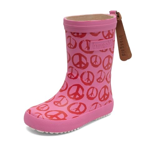 Bisgaard Unisex Fashion Rain Boot, Peace on Earth Pinky, 38 EU von Bisgaard