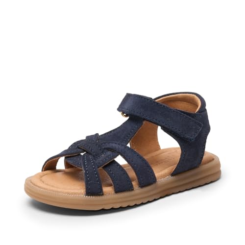 Bisgaard Mädchen Sandalen Felicia Blau Rauleder, Größe:28, Farbauswahl:blau von Bisgaard