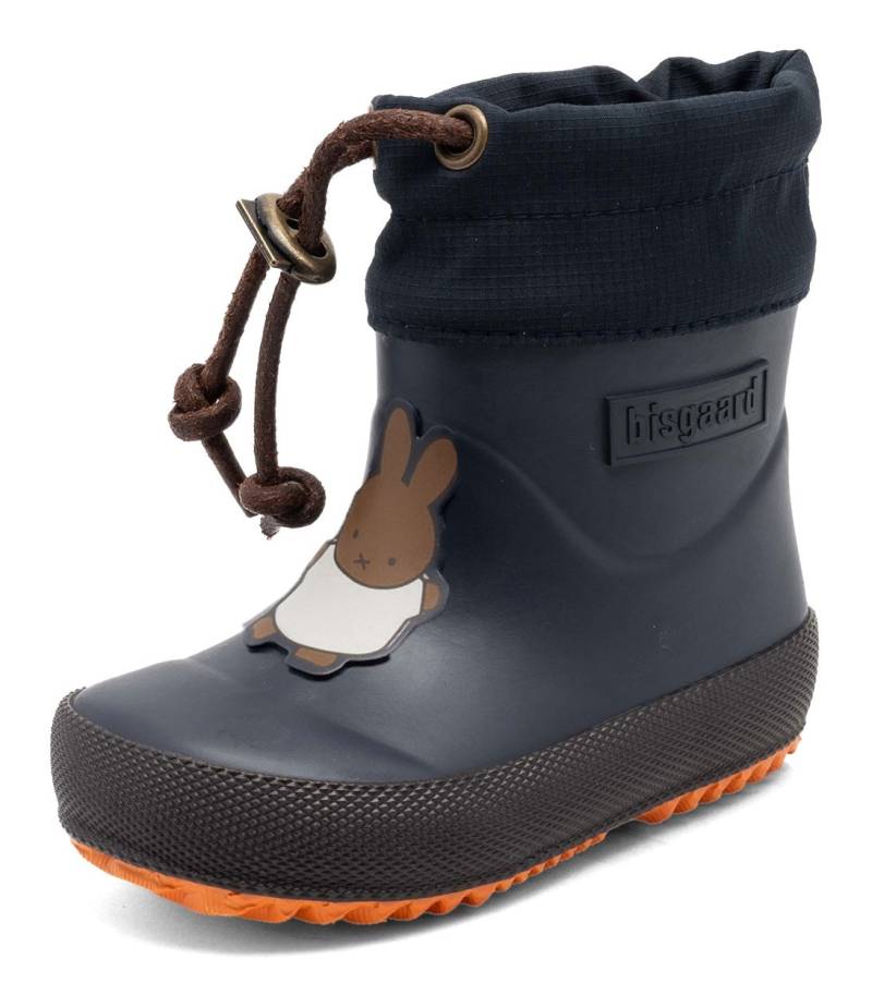 Bisgaard Gummistiefel "miffy x bisgaard thermo rubber" Boots mit süßem Hasen-Motiv, Größenschablone zum Download von Bisgaard