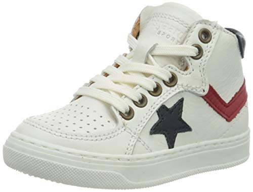 Bisgaard Jungen Isak Hohe Sneaker, Weiß (White/Red 1909), 31 EU von Bisgaard