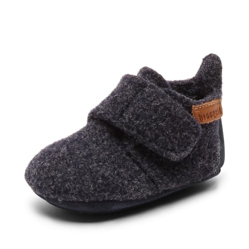 Bisgaard Unisex Kinder Baby Wool Niedrige Hausschuhe, Blau, 24 EU von Bisgaard