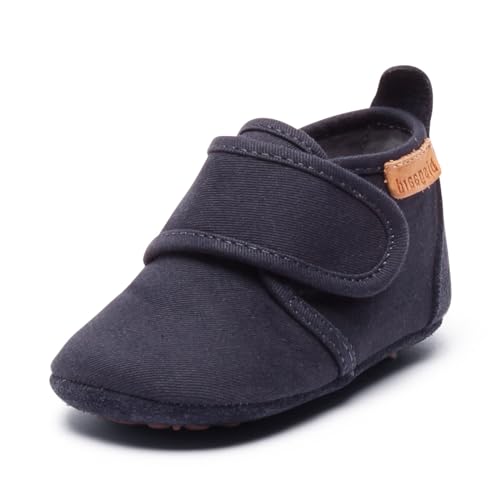 Bisgaard Jungen Hjemmesko - "Cotton" Hausschuhe, Blau Navy 21, 19 EU von Bisgaard