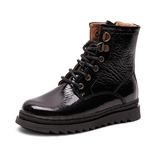 Bisgaard Jungen Mädchen Naomi Fashion Boot, Black patent, 34 EU von Bisgaard