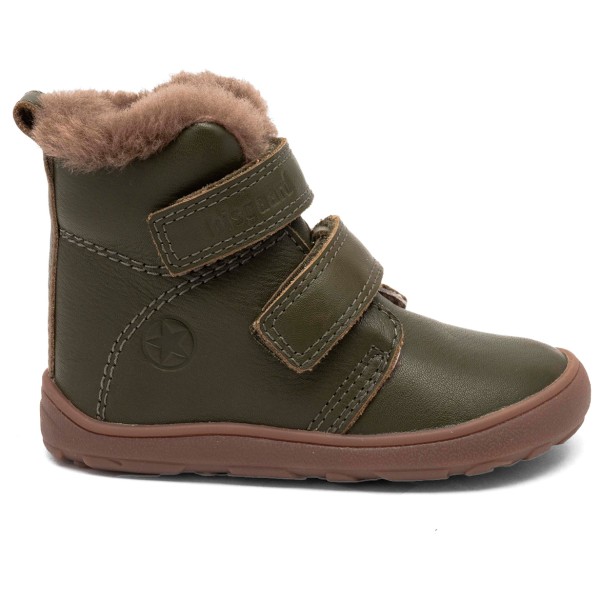 Bisgaard - Kid's Barefoot Emil Lamb - Winterschuhe Gr 26 braun/oliv von Bisgaard