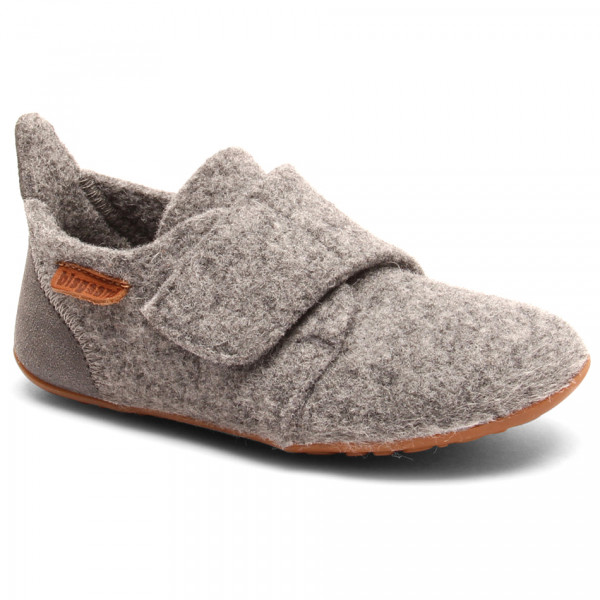 Bisgaard - Kid's Casual Wool - Hüttenschuhe Gr 22 grau von Bisgaard